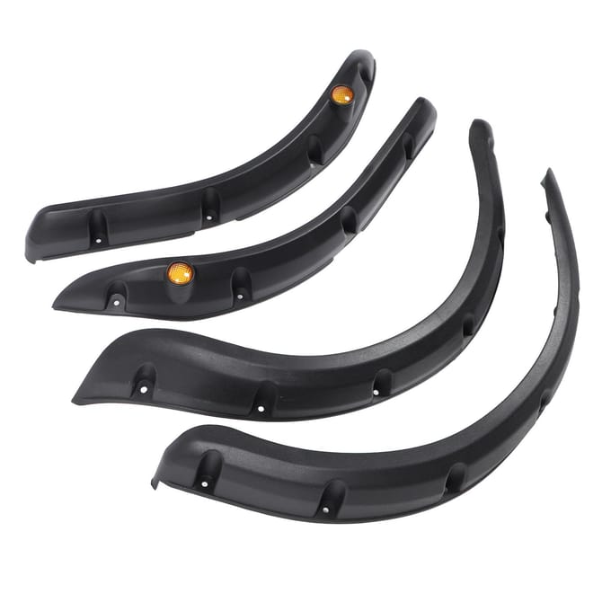 4 Pièces Garde-boue Élargisseurs de Garde-boue Protecteurs Remplacement pour Club Car Precedent 2004 et ultérieurs black