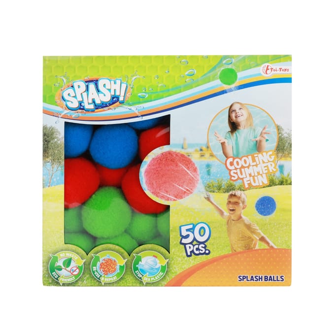 Splash - Super Splashballen - 50 stuks - Ø5cm - Milieuvriendelijk