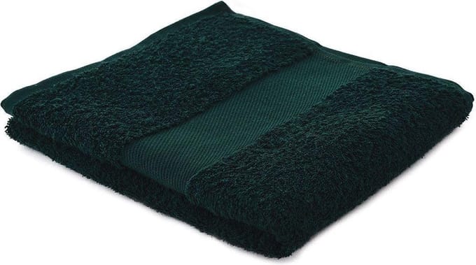 Arowell Badhanddoek Badlaken 100 x 50 cm - 500 Gram - Donkergroen - 3 stuks