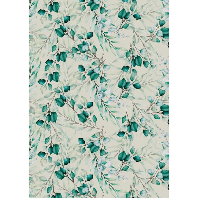 Motief karton "Grey Line", eucalyptus
