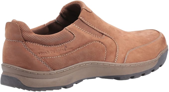 Hush Puppies Jasper Leren Heren Tan Nubuck Loafers