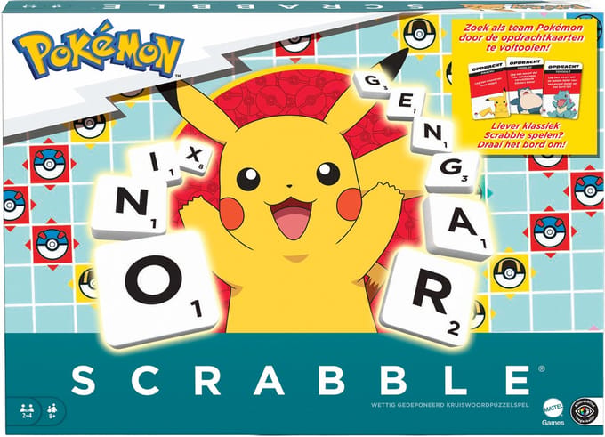 Pokemon Scrabble Pokémon NL Bordspellen