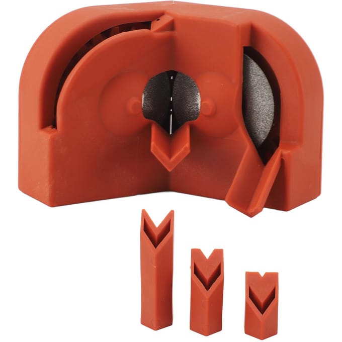 Affûteuse de forets orange, portable et polyvalente, pour acier rapide