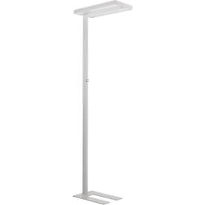 LED vloerlamp ALCO, wit, lichtkleur neutraal wit, 80W, dimbaar, met daglicht- en bewegingssensor