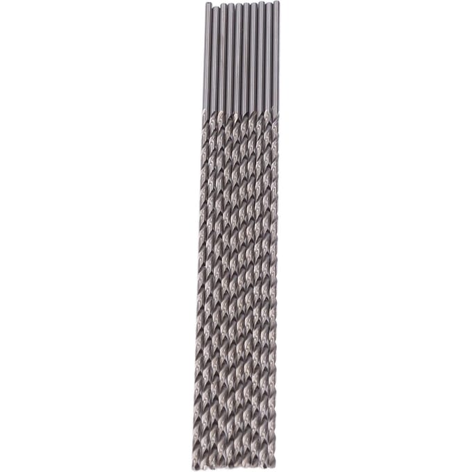 10 Stuks Extra Lange Twist Boorbiten Verlengde HSS Rechte Ronde Schacht Bewerkingsgereedschap 2.5x200mm