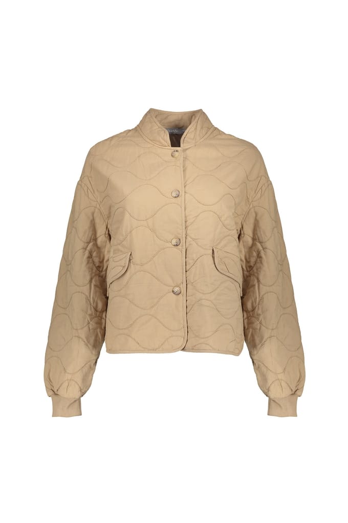 Geisha Jacket Stepped Sand Maat: S | Lichte Jassen Outlet | Dames | Beige