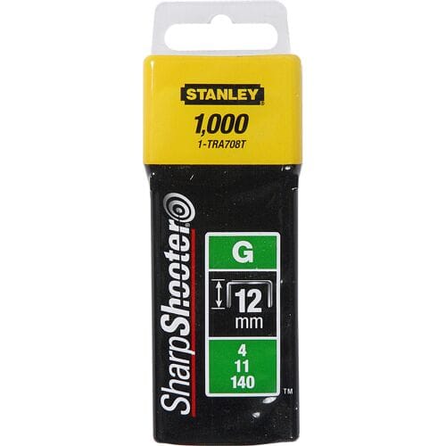 Stanley Heavy Duty Nieten Gegalvaniseerd 10,6x12mm - Type G - 1000 Stuks