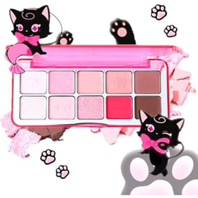 SHEDELLA - Cat Series 10 Color Eyeshadow Palette - Paw Pad #201 Paw Pad - 13g