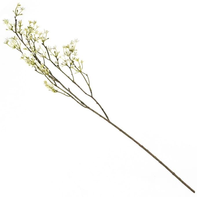 Kunsttak lente-uit 75cm wit