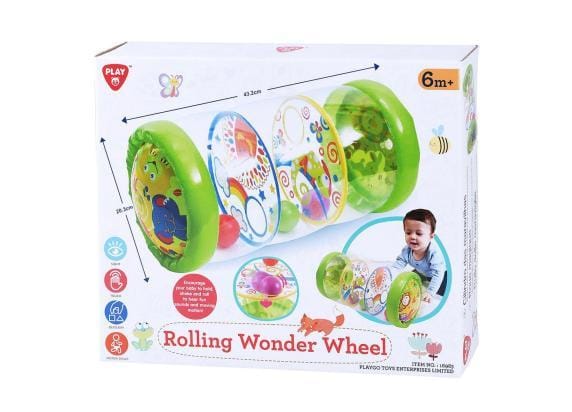 Playgo Opblaasbare roller met balletjes Interactief speelgoed