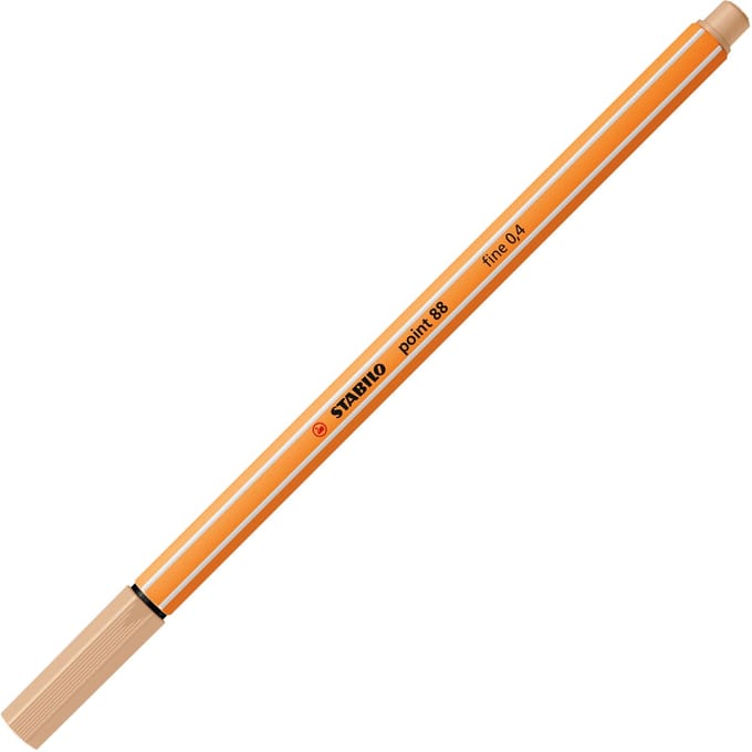 STABILO point 88 | premium fineliner 0.4 mm | nude | per stuk