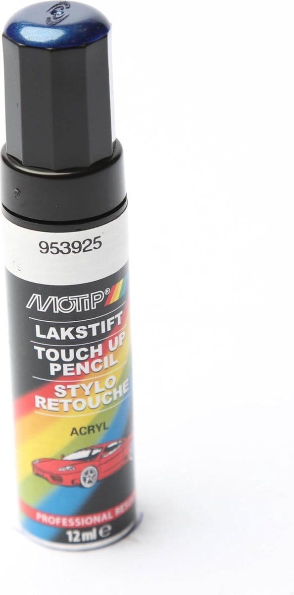 Motip 953925 - Auto lakstift - Blauw Metallic - 12 ml