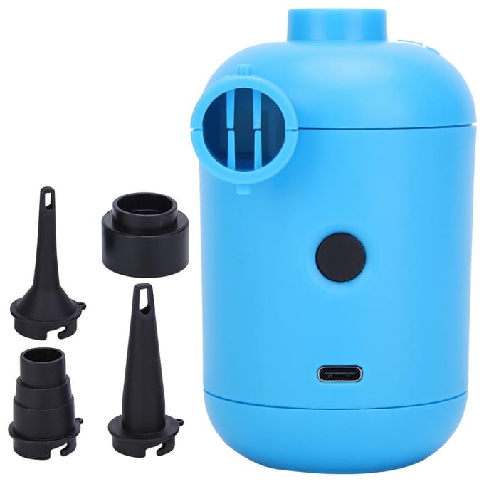 HT?426 USB Elektrische Luchtpomp Universele DC5V Opblazer voor Pneumatische Boot Opblaasbaar Bed Sofa blue
