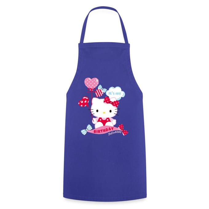 Hello Kitty Met Ballonnen Jarig Ontwerp Keukenschort