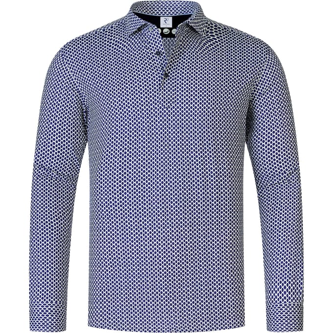 R2 Single Jersey Lange Mouw Overhemden Donkerblauw 130.wsp.027
