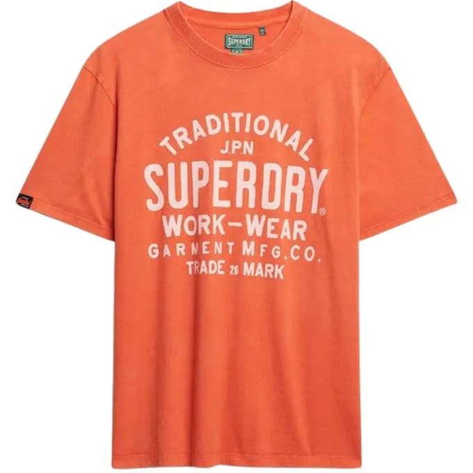 Superdry MACHINED GOODS WORKWEAR TEE Heren T-shirt