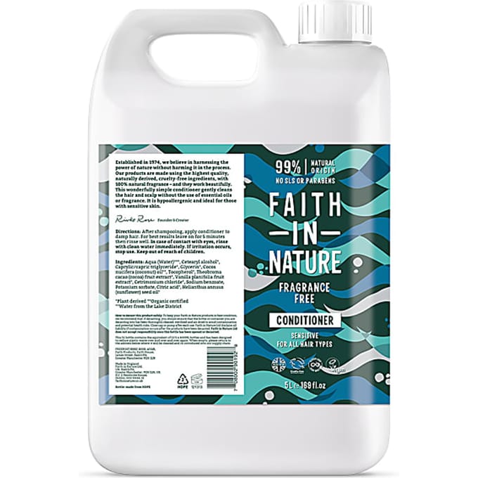 Faith in Nature Zonder Geurstoffen Conditioner - 5L