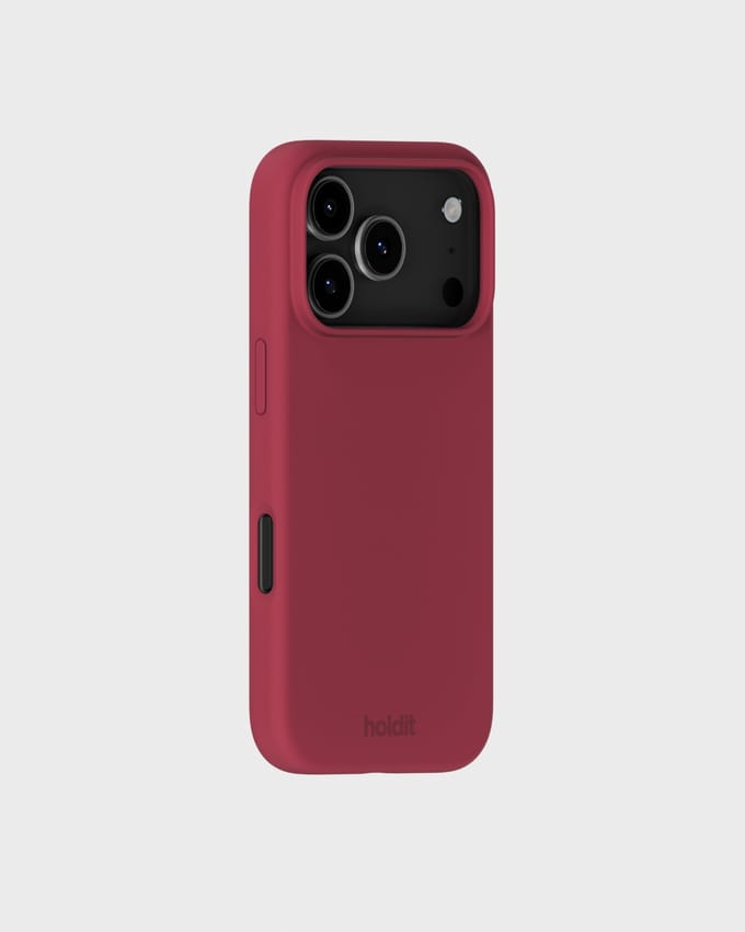 Holdit Silicone Case geschikt voor Apple iPhone 17 Pro Max - Red Velvet