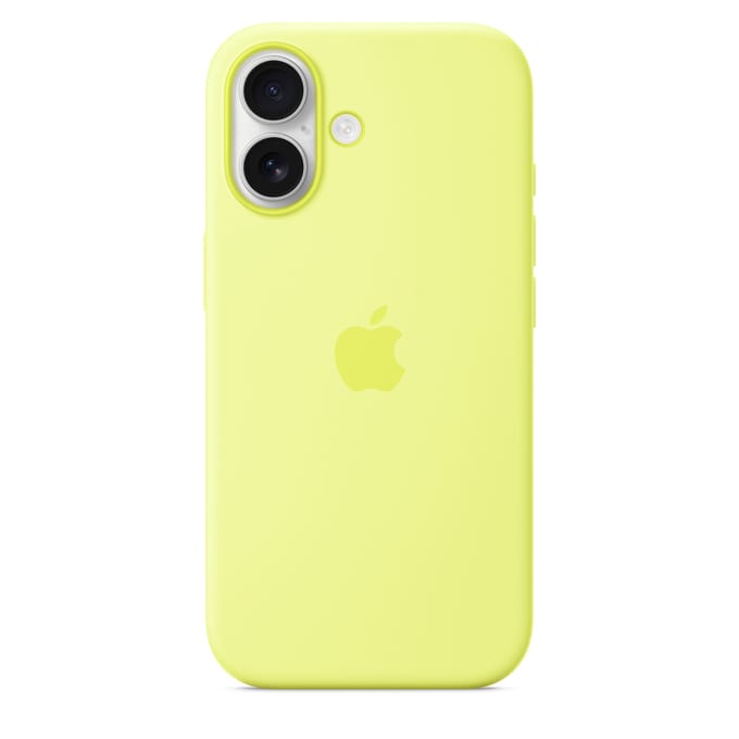Siliconenhoesje met MagSafe voor de Apple iPhone 17 - Neon Yellow