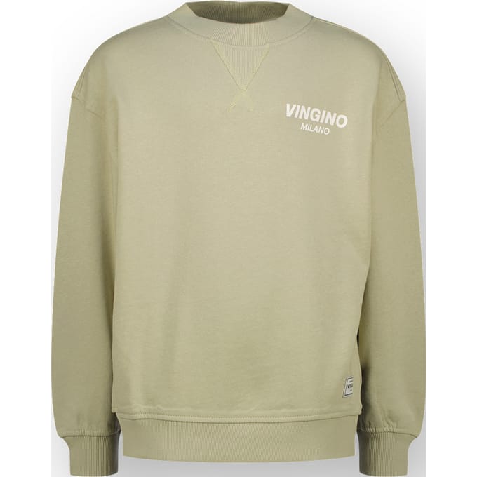 Vingino Boys Crewneck Basic Sweater Keswick Green Taglia: 2 | Maglioni Outlet | kids | Verde