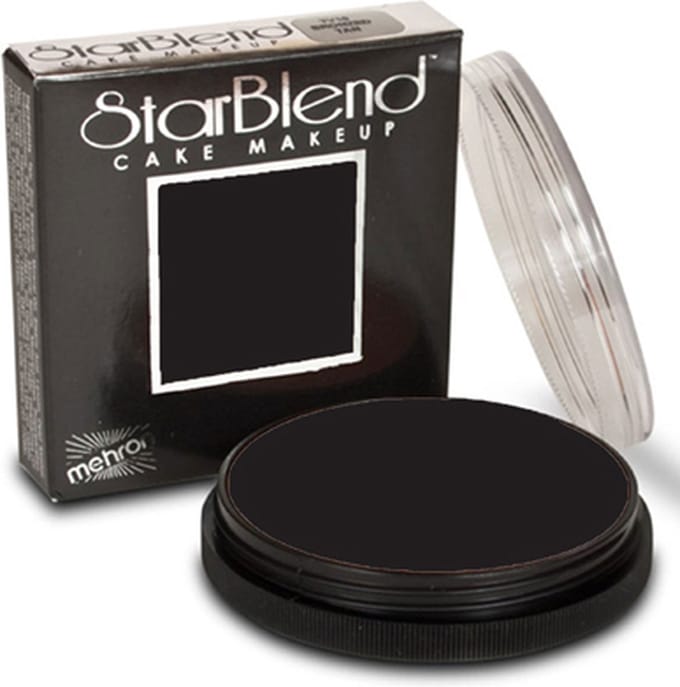 Mehron Starblend Cake Makeup | Poeder Schmink - Zwart