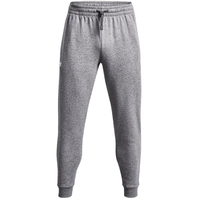 Under Armour UA Rival Fleece Joggers-GRY Heren Sportbroek - Castlerock Light Heather - Wit