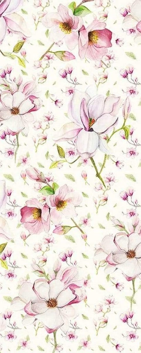Fotobehang - Magnolia 100x250cm - Vliesbehang