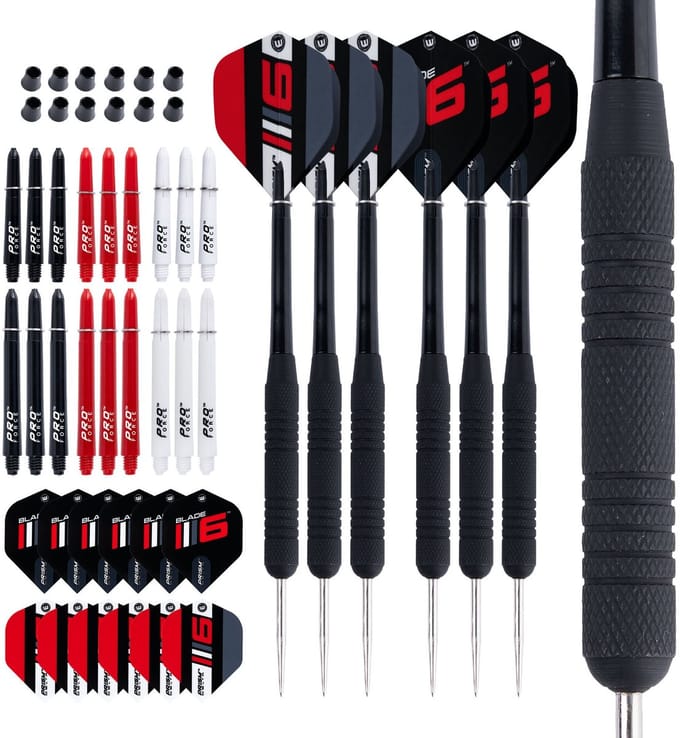 Winmau Blade 6 Starter Pack Brass - Dartpijlen
