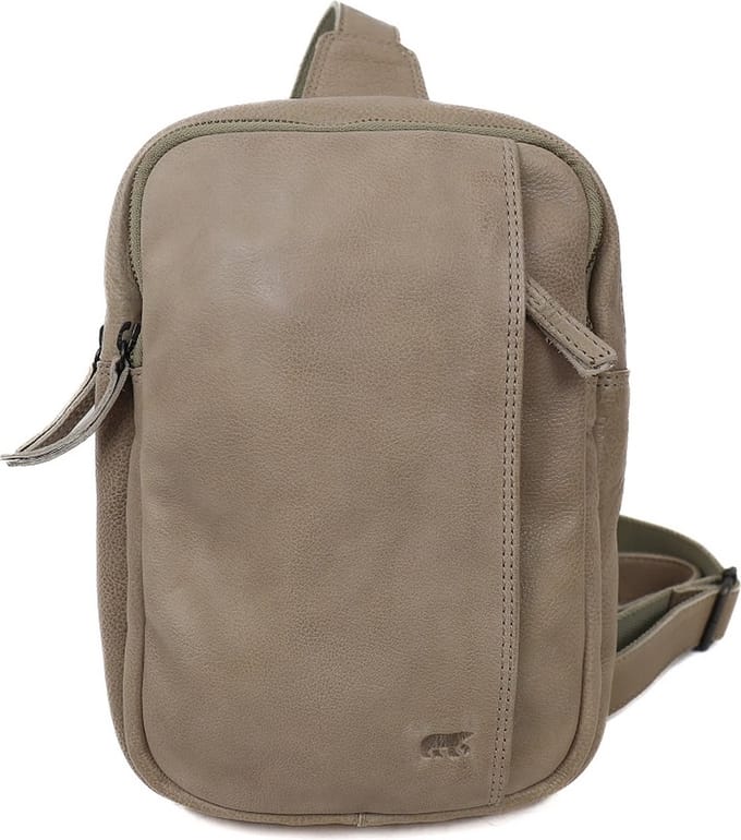 Bear Design Stefan Crossbodytas - Zilver Nerts