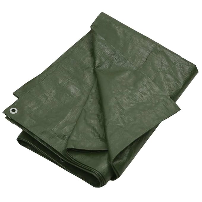 vidaXL - Dekzeil - 180 - g/m² - 8x8 - m - HDPE - groen