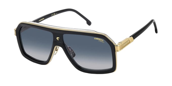 Carrera CA 1053/S/TI Black white 60/12/145 MAN Zonnebrillen