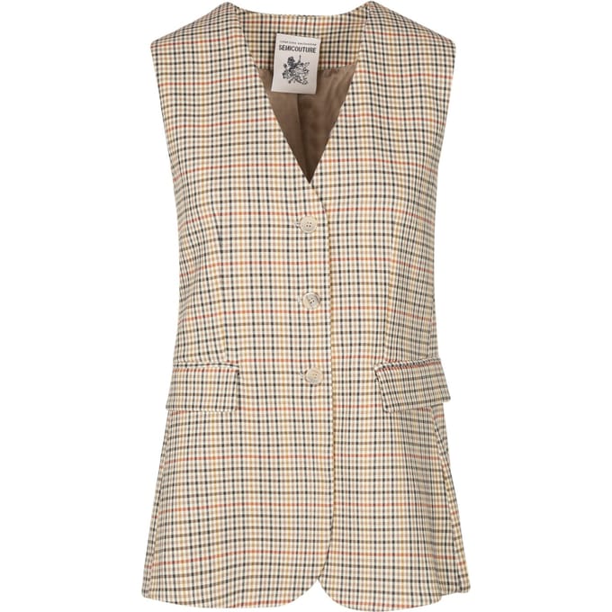 Semi Couture - Gilet - 440503 - Beige/Rood