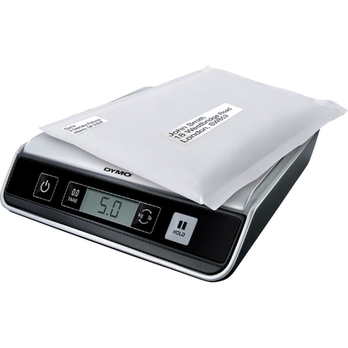 DYMO digitale postweegschaal | tot 10 kg capaciteit | 20 cm x 20 cm pakket- en verzendweegschaal