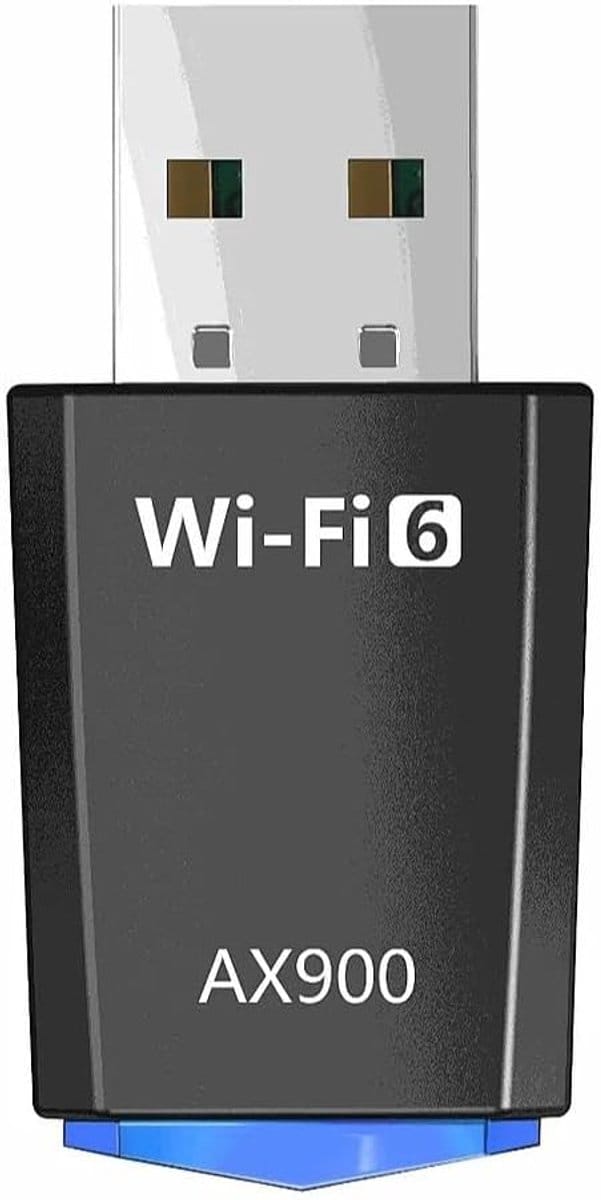 Wifi USB Adapter - Draadloze Netwerkkaart - PC Internet - Snelle Ac Verbinding - Compact Formaat - Zwart