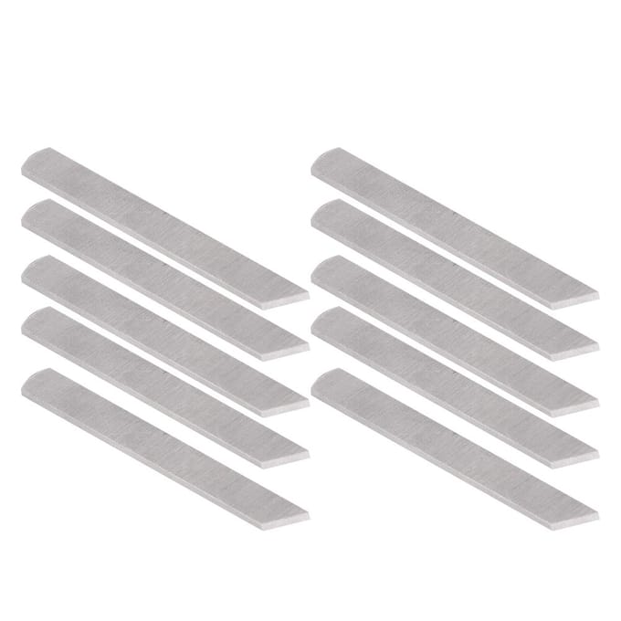10 stuks Onderste Mes Staal Vervangingssets Industriële Overlock Naaimachine Accessoires 202295 white