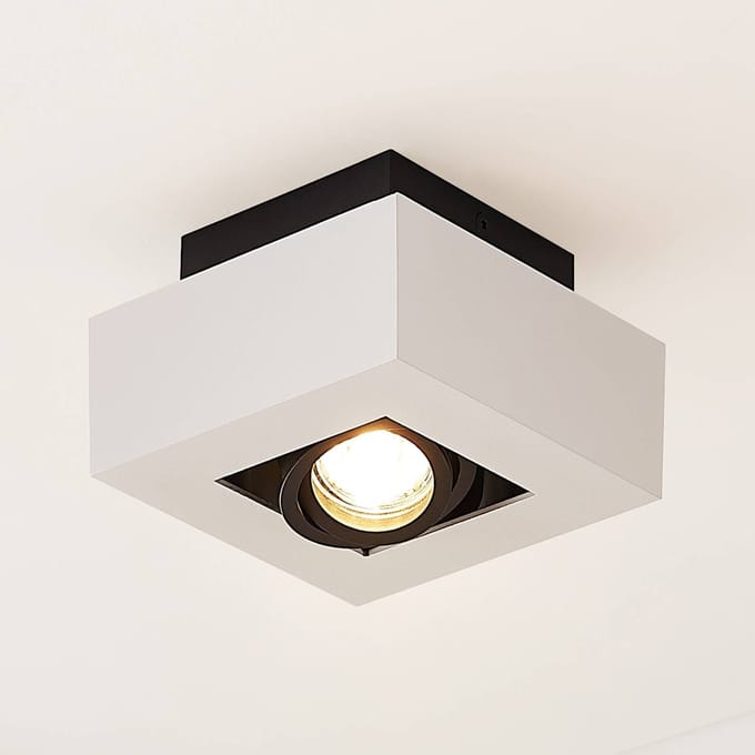 Arcchio - buitenspot - 1licht - Aluminium - H: 8.5 cm - GU10 - wit