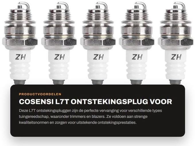 L7T Ontstekingsplug voor Tuingereedschap (5 stuks)