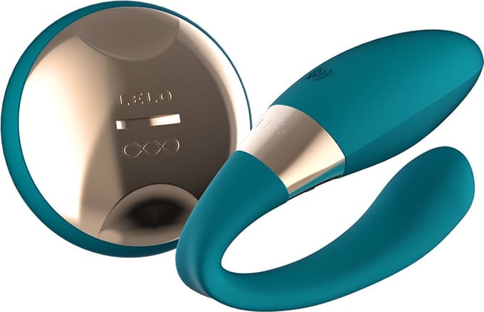 LELO TIANI Duo – Koppelvibrator – Dubbele Motoren – Afstandsbediening – Ocean Blue