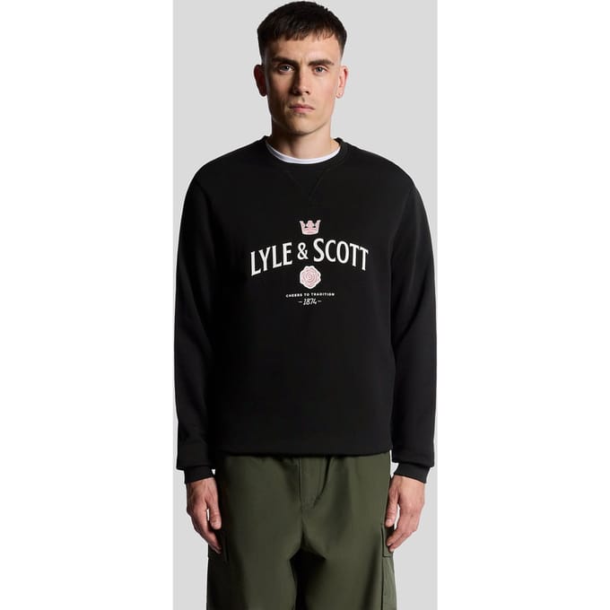 Sweater met ronde hals Lyle & Scott Cheers To Tradition