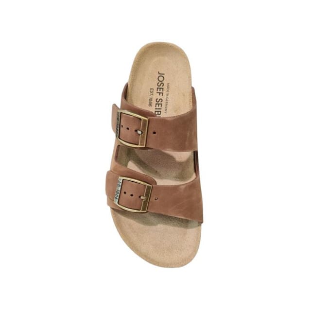JOSEF SEIBEL Nubuck Dames Slippers - Beige - 41