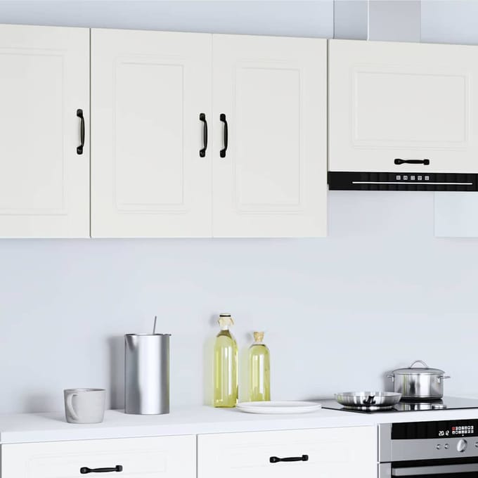 vidaXL - Keukenbovenkast - Kalmar - bewerkt - hout - wit