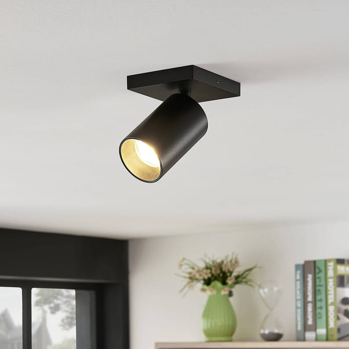 Arcchio - buitenspot - 1licht - aluminium - H: 9 cm - GU10 - zwart