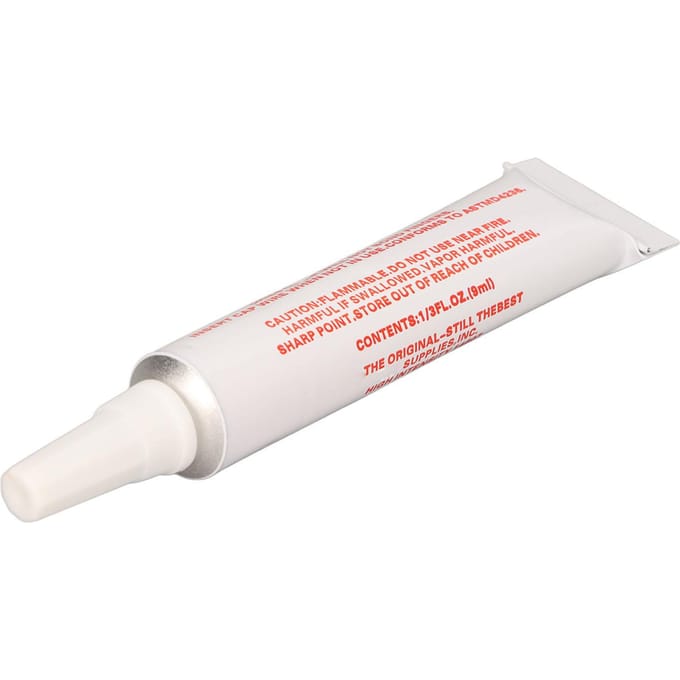 Perle de Bijou Strass Adhésif Professionnel Multi-usage Colle de Réparation pour Montre pour Fabrication d'Artisanat 9ml white