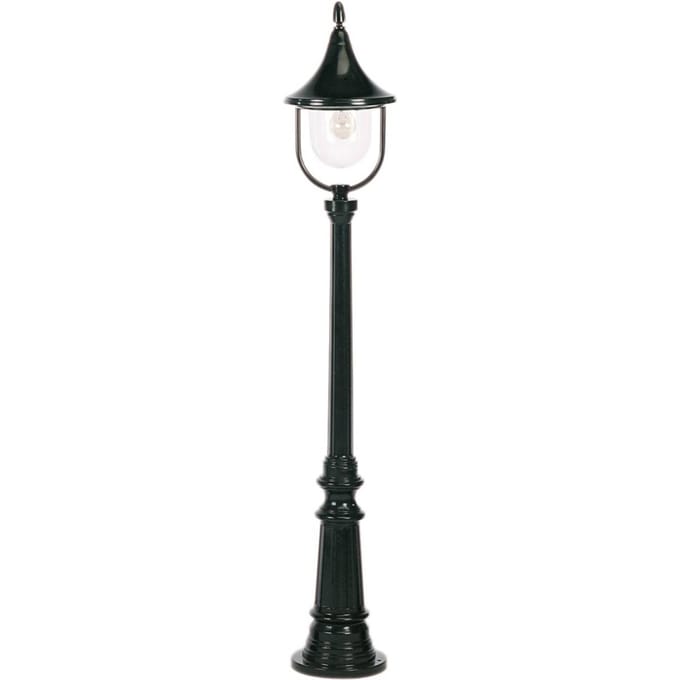 K.S. Verlichting Brescia lantaarnpaal, 148 cm, zwart