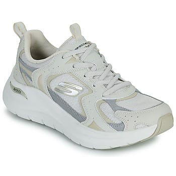 Skechers ARCH FIT 2.0-VINTAGE LUXE Dames Sneakers - Naturel / Grijs