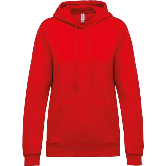 Kariban Eco damessweater met capuchon K473 - Red - S