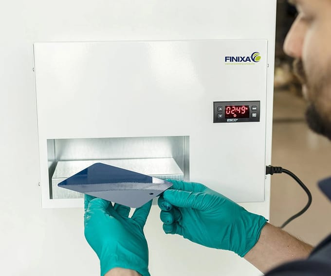 FINIXA Droogoven voor Spuitstaaltjes