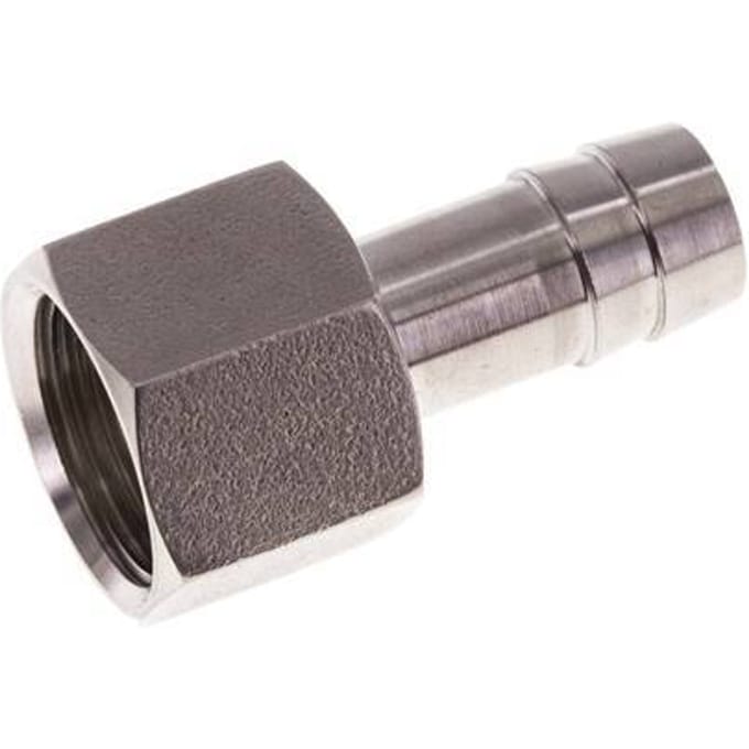 G 3/8'' x 10mm RVS Slangpilaar 40 Bar