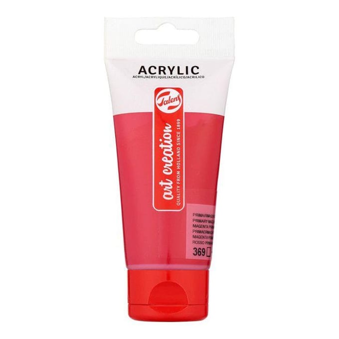 Acrylfarbe Talens Art Creation 369 Primärmagenta, Tube mit 75 ml
