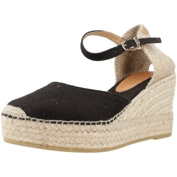 Dames espadrille met linnen sleehak | LAIA-NT